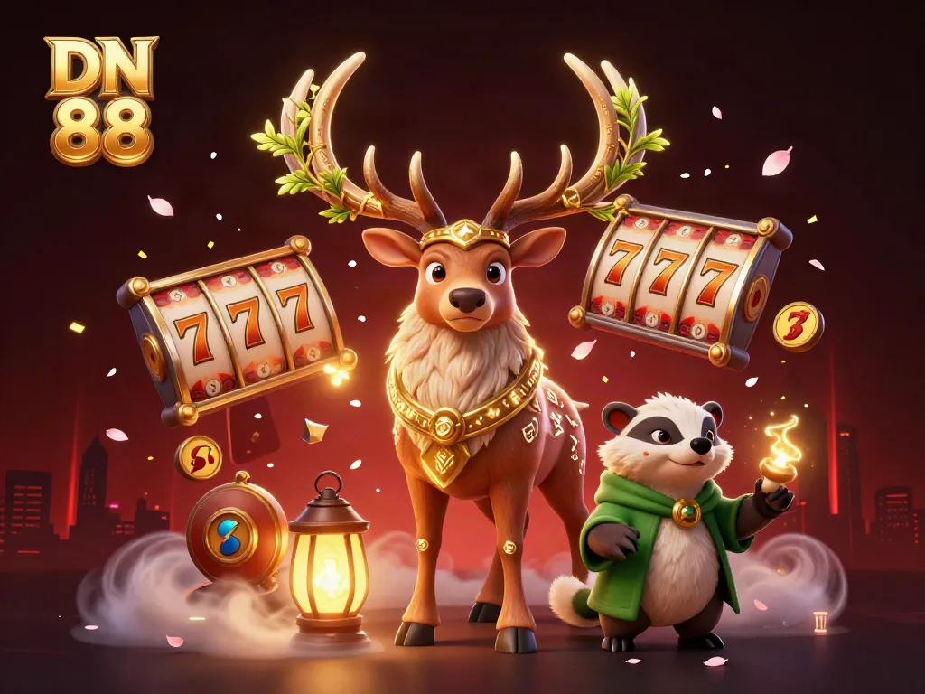 Experience thrilling gameplay with DN 88 featuring vibrant 3D animations and dynamic casino elements.