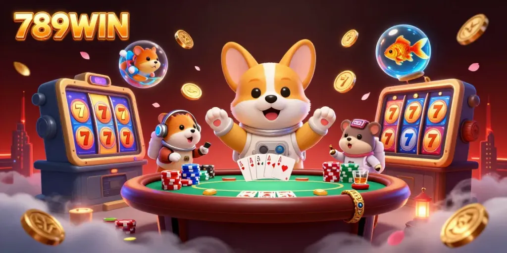 Experience thrilling slots and poker at 789WIN's vibrant casino universe!