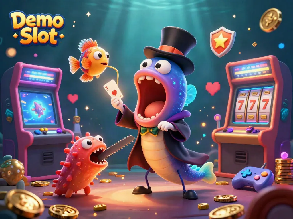Experience thrilling Demo Slot action in a vibrant underwater game world.