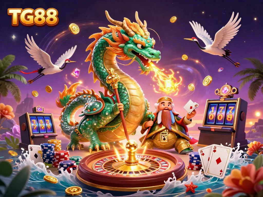 Experience exciting gameplay at TG88 with vibrant casino elements and engaging characters.