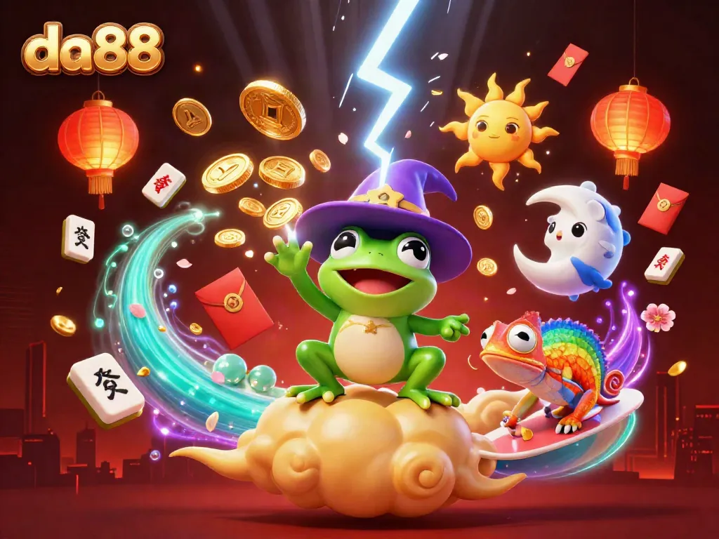 da88 players experience golden coin storms and excitement with unique casino elements.