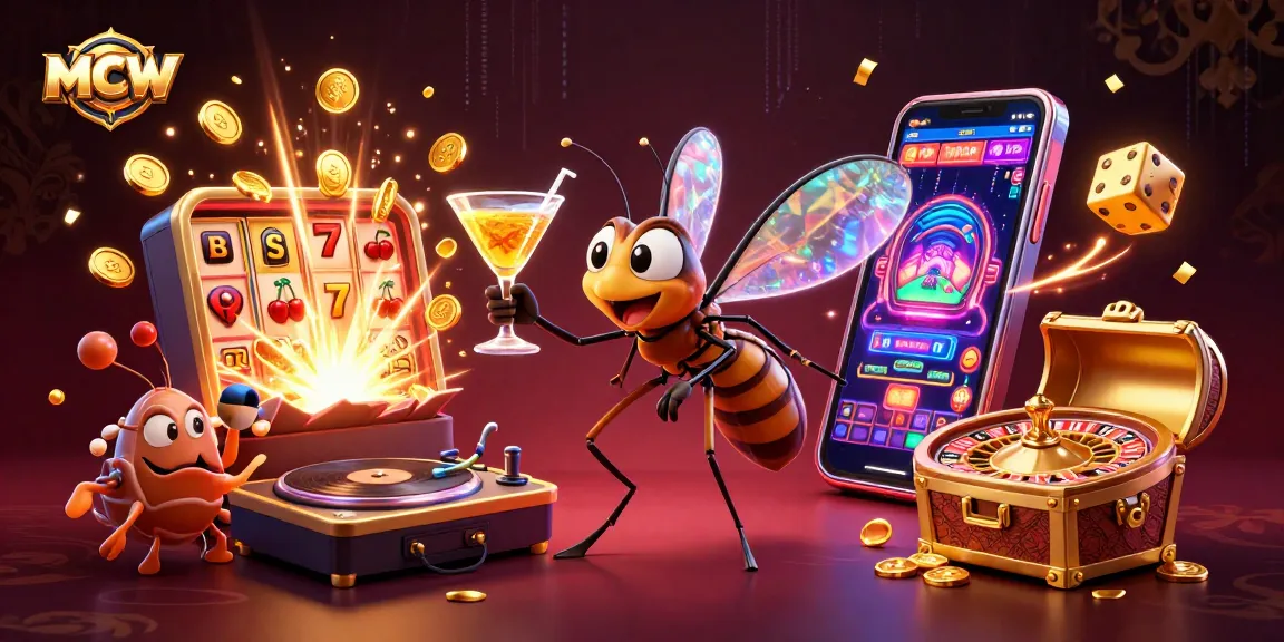 MCW engages players with a vibrant casino scene featuring unique characters and captivating game elements.